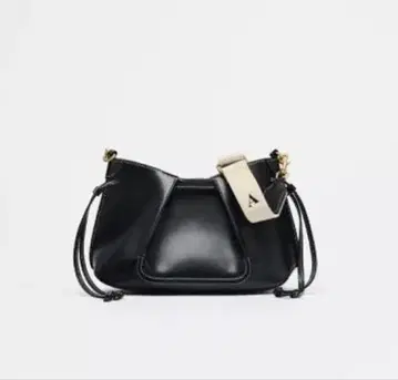 ZARA/플리츠 미니백/블랙