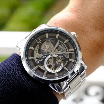 BULOVA 자동 시계 스켈레톤