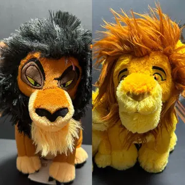 라이온 킹 봉제 인형 2세트