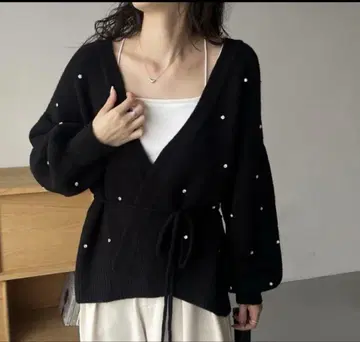 비쥬 랩 가디건