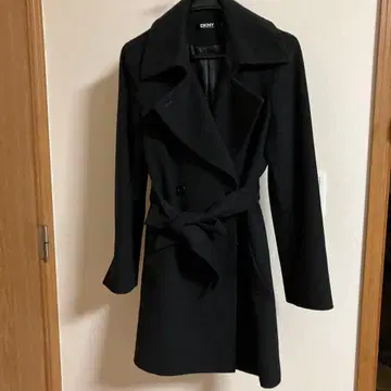 DKNY 다크 그레이 롱 코트 사이즈 4