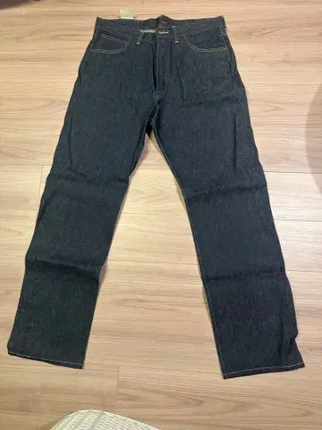 Lee 다크 데님 버튼 플라이 청바지