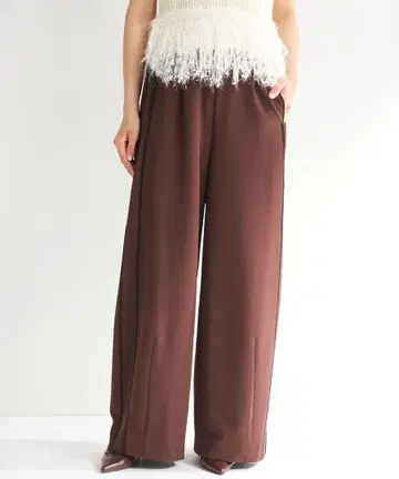 COCODEAL 배럴 레그 트랙 팬츠