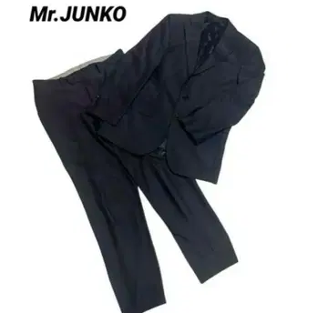 [ Mr.JUNKO ] 남성용 워셔블 슬림 스트라이프 정장 세트 M