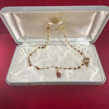 엘레강트한 빨간 보석 목걸이