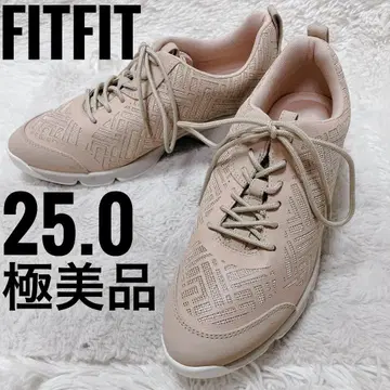 컨디션 최상 핏핏 베이지 스니커즈 통굽 여성용 레이스업