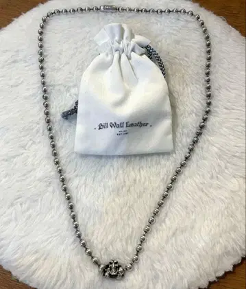 Bill Wall Leather 스컬 비즈 목걸이