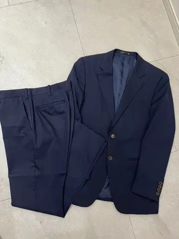 네이비 캐주얼 수트 TK