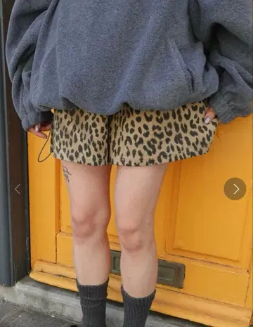 TEEN BOOP 레오파드 숏팬츠