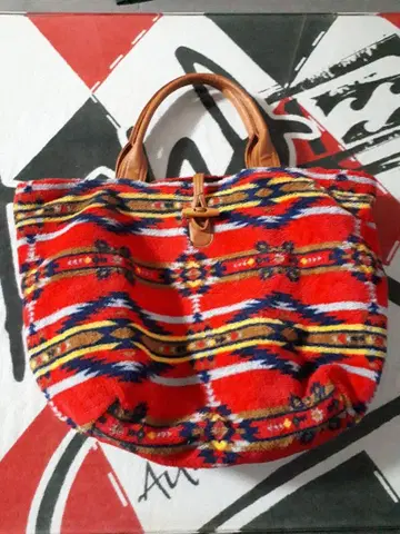 펜들턴 패턴 토트백