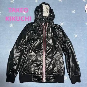 TK 블랙 후드 부착 자켓 다케오 키쿠치