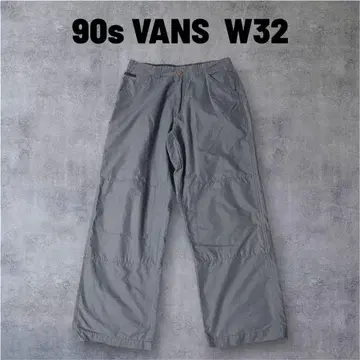 90s VANS 더블니 와이드 팬츠 그레이 W32 L29