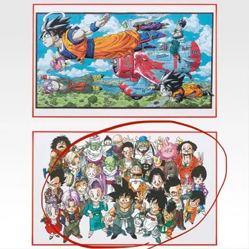 드래곤볼 제일복권 포스터 비주얼 보드 코믹스 스트럭처 부자