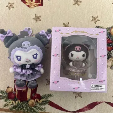 쿠로미 악마 천사 피규어 하트 산리오