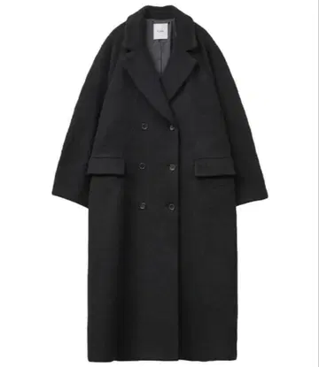 clane 스테디셀러 더블 울 롱 코트 블랙 1