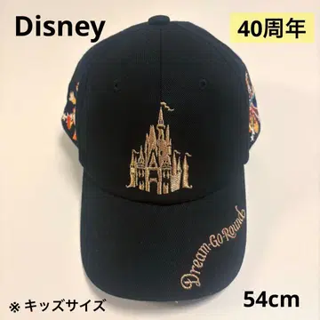 [ 디즈니 40주년 ] 자수 캡 키즈 사이즈(54cm)