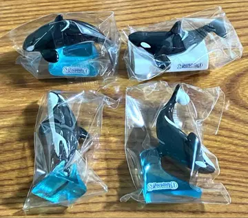 카모가와 씨월드 한정판 범고래 컬렉션 4개 세트