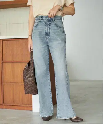 택 포함 새상품 플라주 Plage pannel 데님 38