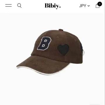 bibiy.B. CLUB CAP 브라운