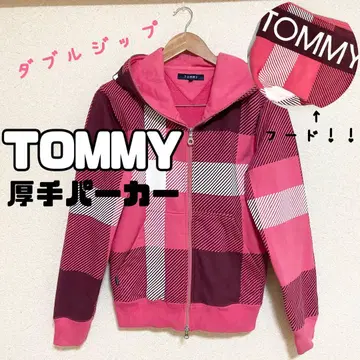 [ 새상품급 ] TOMMY 후드티 더블 지퍼 후드가 귀여운