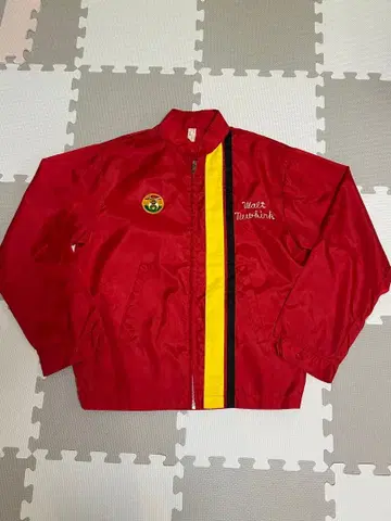 프리메이슨 빨간색 나일론 자켓