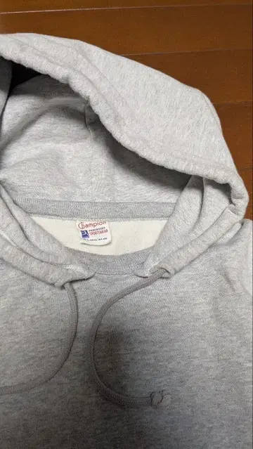 챔피온 그레이 후드티 XL 챔피온 후가공 후드티