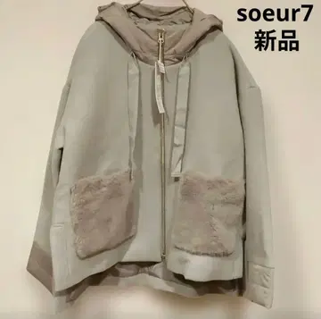 야마다야 soeur7 스7 이소재 도킹 아우터 숏코트