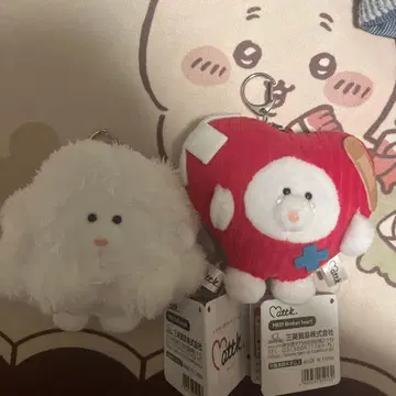 mottk 모크 플러피 무드 마스코트 봉제 인형 로손