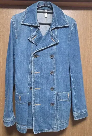 [ abx ] 데님 더블 브레스트 자켓