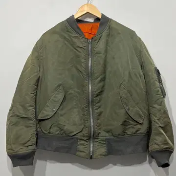 80s 미국제 alpha IDEAL MA-1 플라이트 자켓 XL