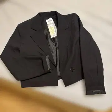 블랙 테일러드 자켓