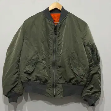 80s 미국 제 alpha IDEAL MA-1 플라이트 자켓 L