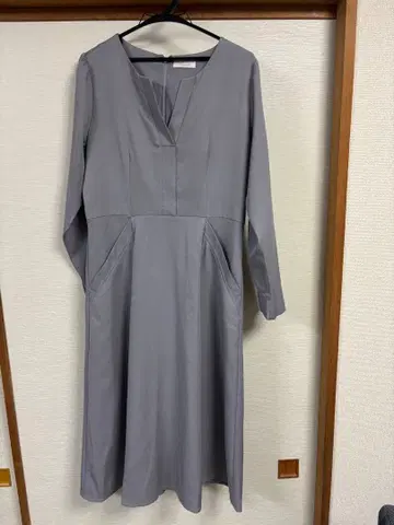 티어 클라세 그레이 긴팔 롱 원피스 11호