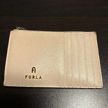 FURLA 베이지 가죽 프래그먼트 케이스