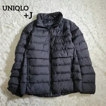 새상품급 유니클로 +J 질 샌더 라이트 다운 자켓 블랙 L
