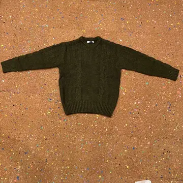 JOINT WORKS 하이넥 니트 카키