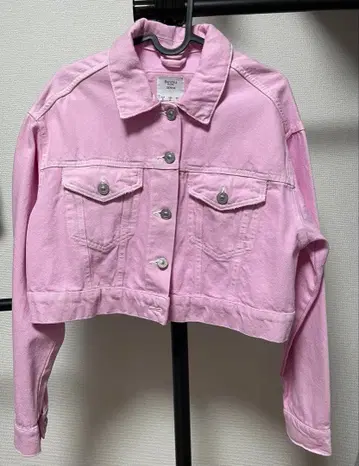 핑크 데님 셋업