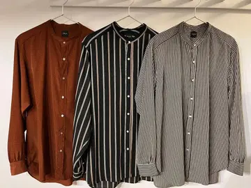 EDIFICE 긴팔 셔츠 3개 세트