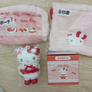 산리오 헬로키티 뽑기 4종 세트 마스코트 파우치