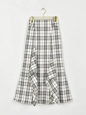 An MILLE 하이웨스트 프릴 머메이드 스커트