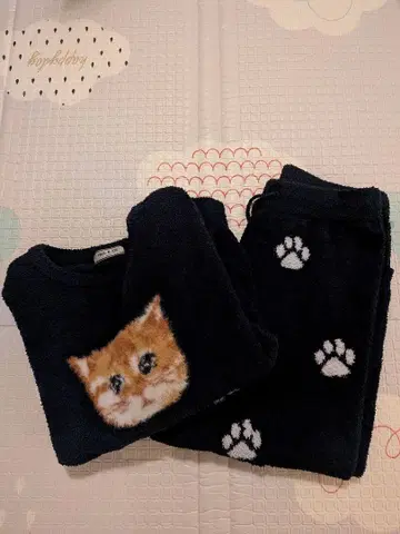 PAUL & JOE 고양이 디자인 룸웨어 세트