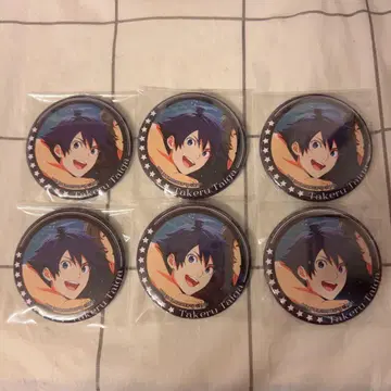 SideM 10th 개최 기념 캔뱃지 타이가 타케루 6점