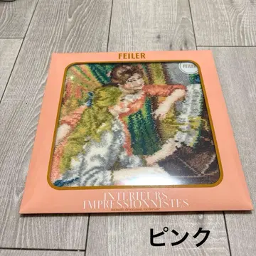 페이러 인상파전 손수건 핑크 미사용