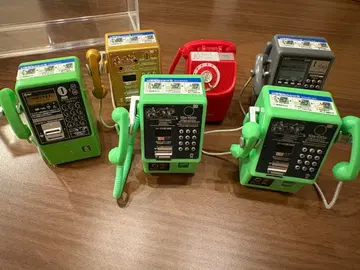 공중전화 가챠 컬렉션 6대 세트