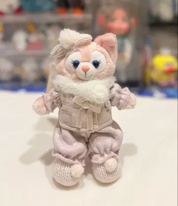 상하이 디즈니 릴랙스 리나벨 봉제 인형 키링