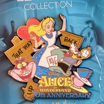 이상한 나라의 앨리스 70주년 핀 배지