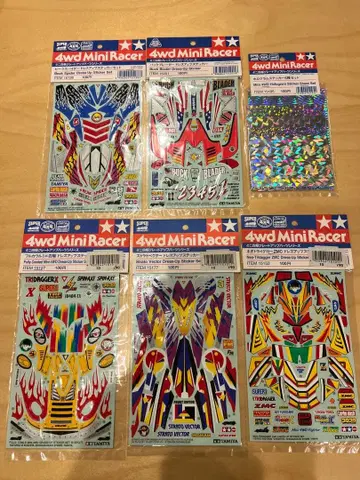 미개봉 미니 사륜구동 스티커 드레스업 스티커