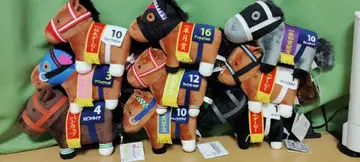 경주마 봉제 인형 세트