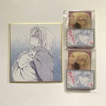 새벽의 연화 만복 가챠 미니 색지 아크릴 카드&스티커 키자