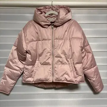 FOREVER 21 후드 부착 다운 자켓 S 핑크